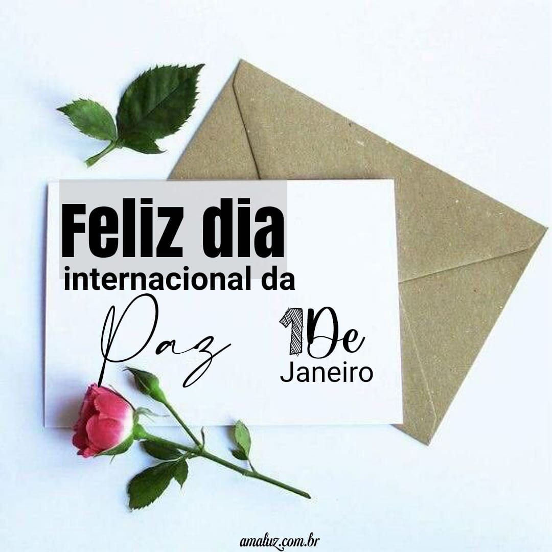 Tenha um feliz dia internacional da paz