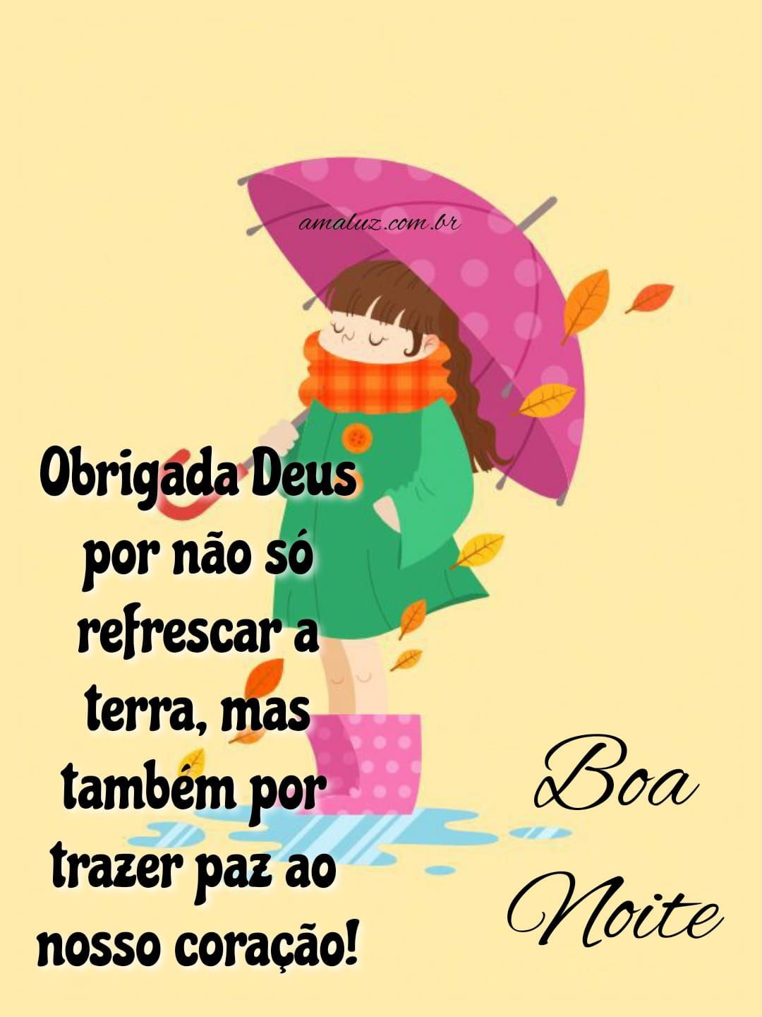 Trazer paz ao coração, boa noite.