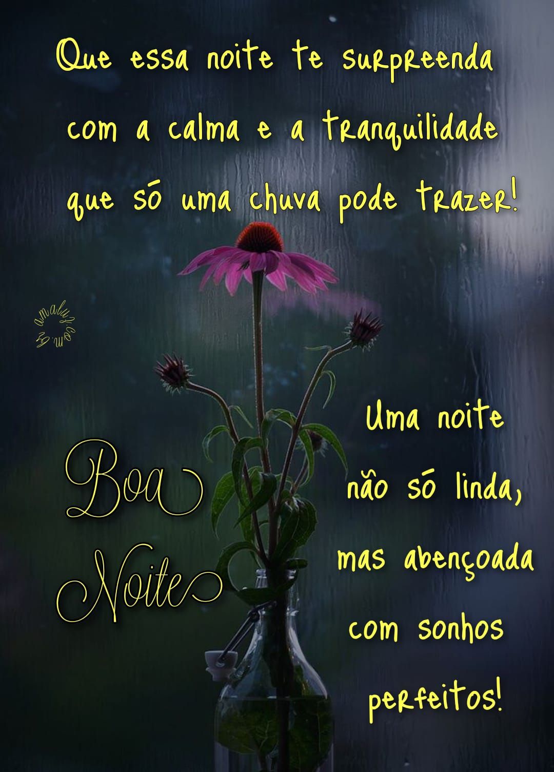 Uma noite abençoada de sonhos perfeitos