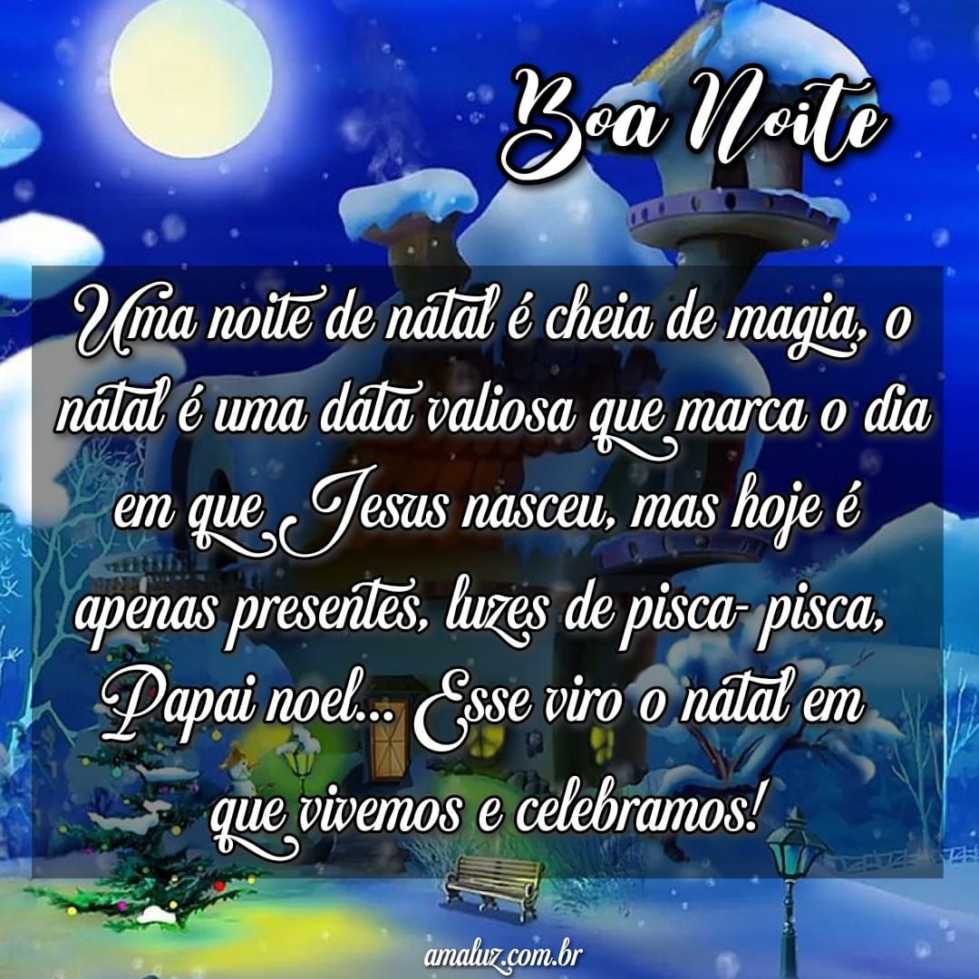 Uma noite de natal é cheia de magia