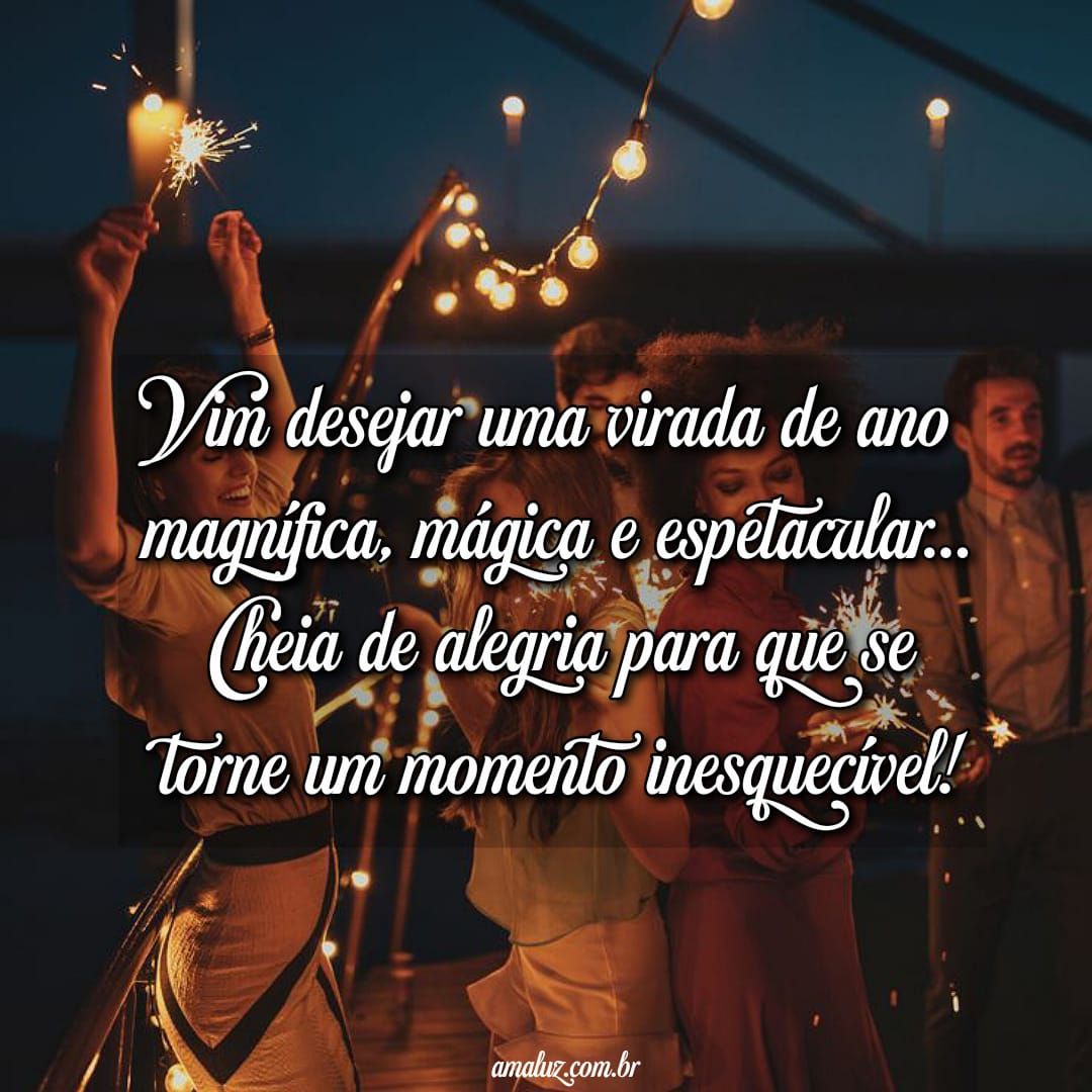 Uma virada de ano magnifica