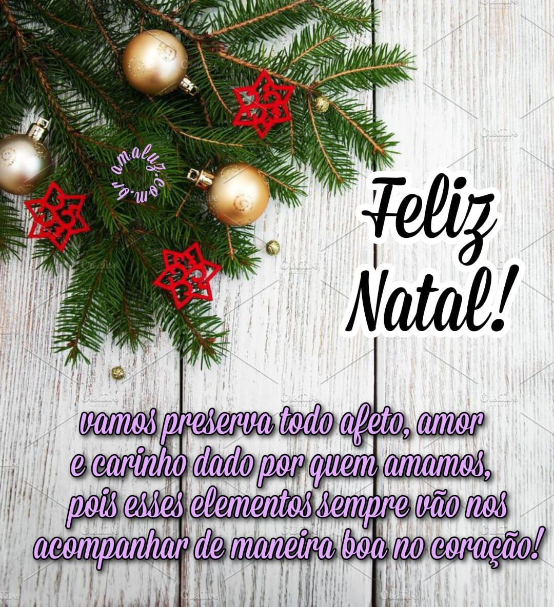 Vamos preservar todo afeto, feliz natal