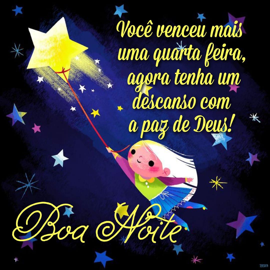 Você venceu mais uma quarta feira, boa noite.