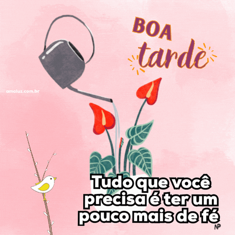 Gifs de flores e boa tarde