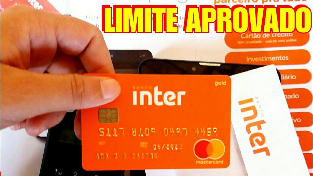 Aprovado na hora cartão de crédito inter