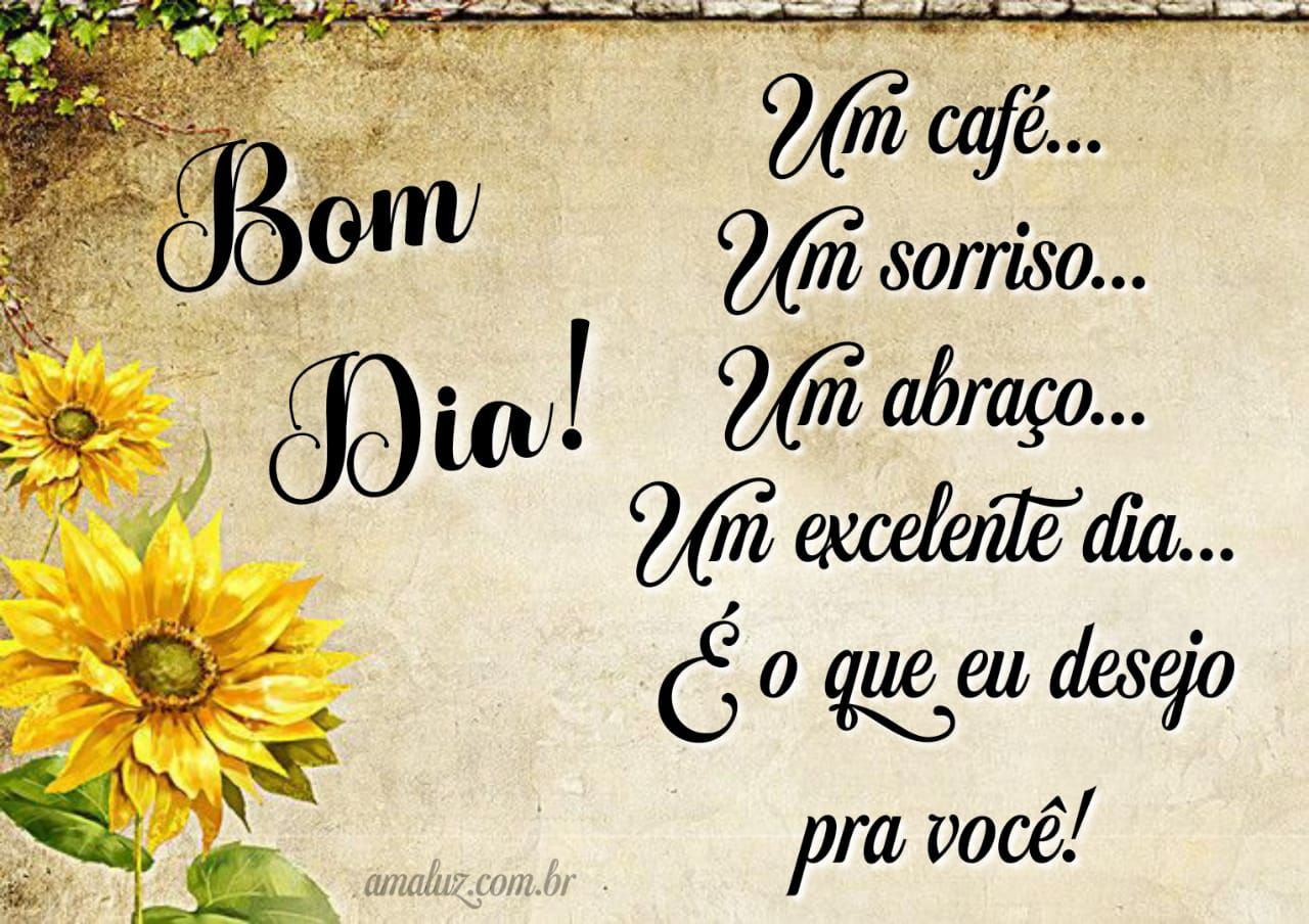 Bom dia com tudo que precisamos para começar