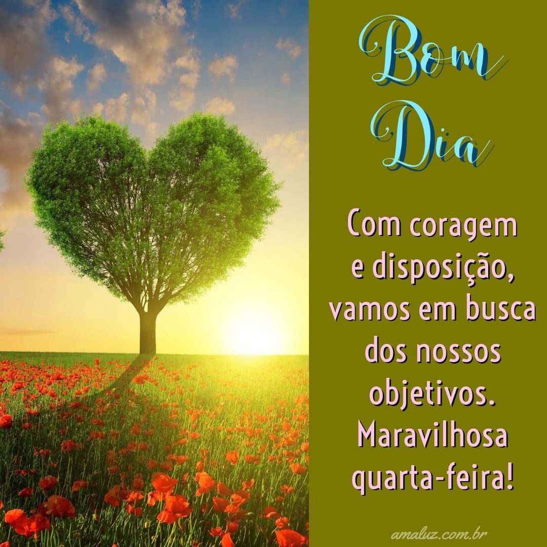 Bom dia maravilhosa quarta feira