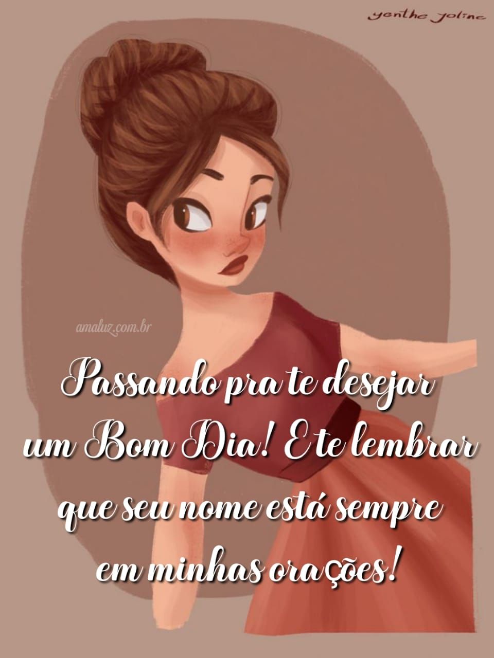 Bom dia para WhatsApp carinhoso