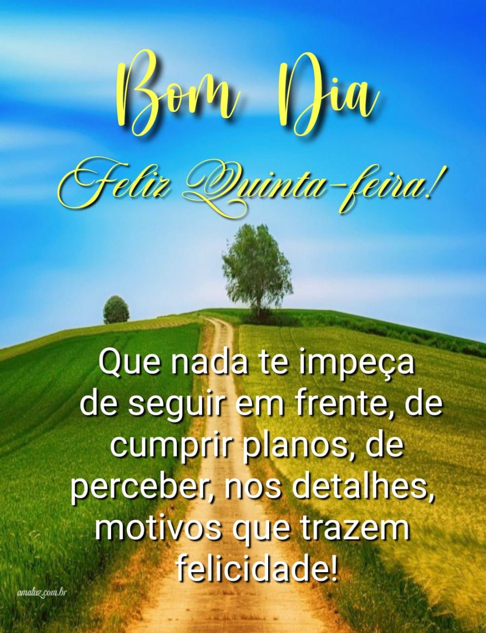 Desejo um bom dia cheio de motivação e otimismo