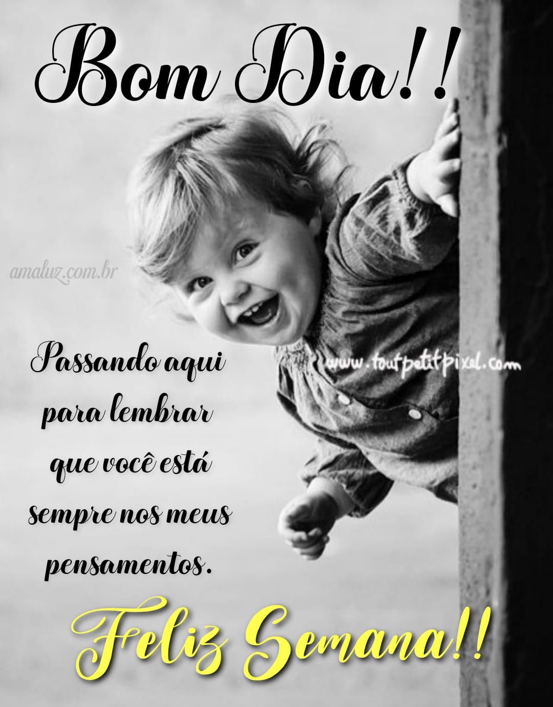 Feliz semana bom dia