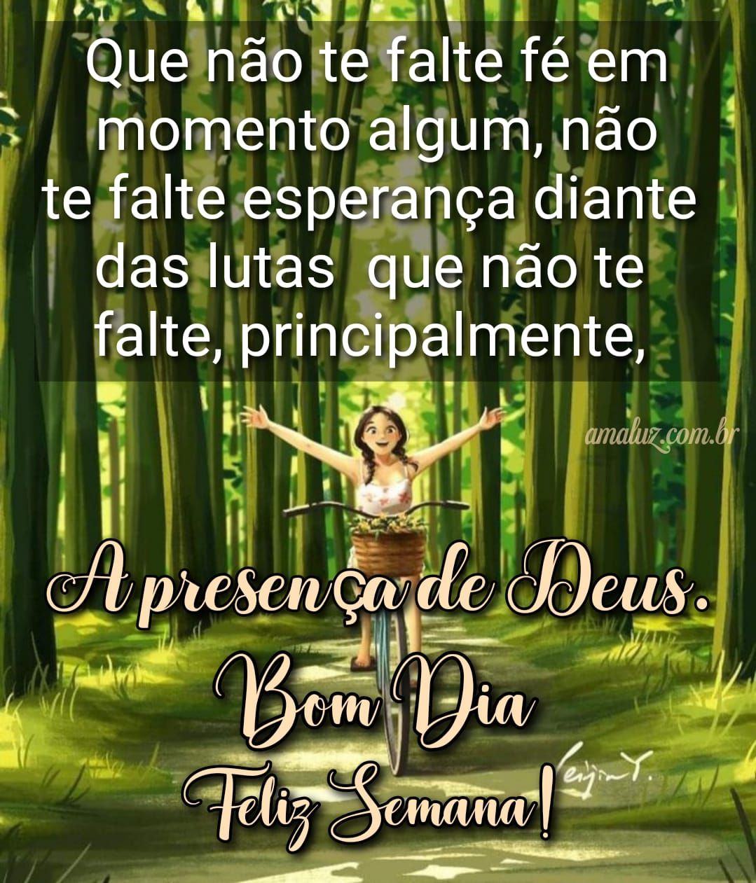 Feliz semana com Deus