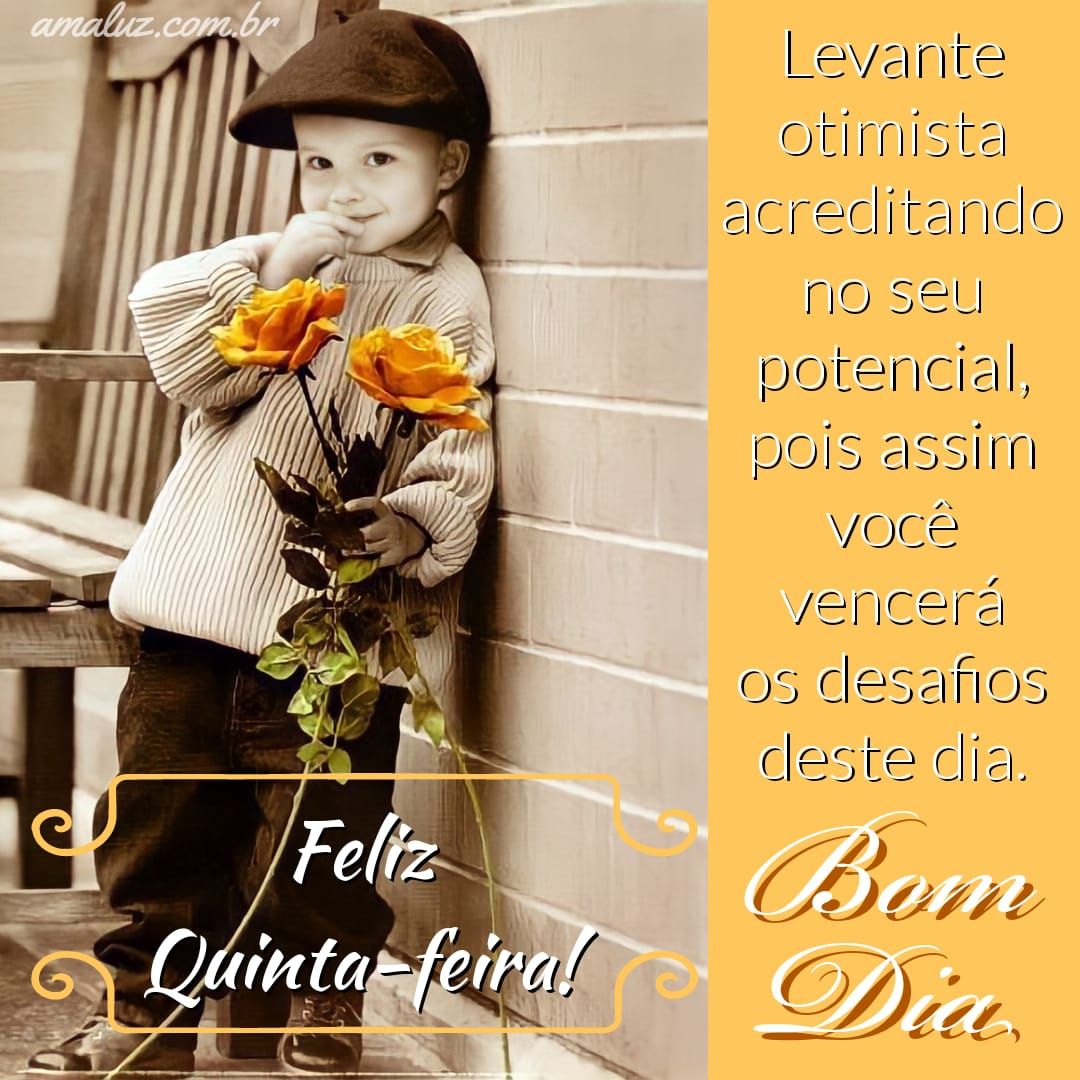 Linda seja sua quinta feira