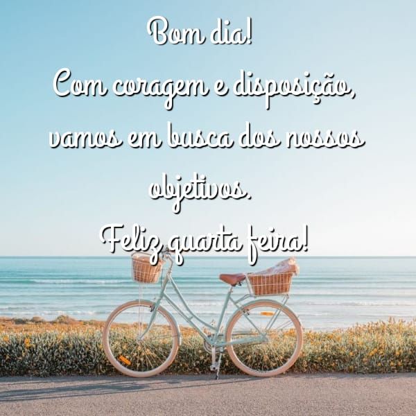 Mensagens de bom dia quarta feira com lindo sol