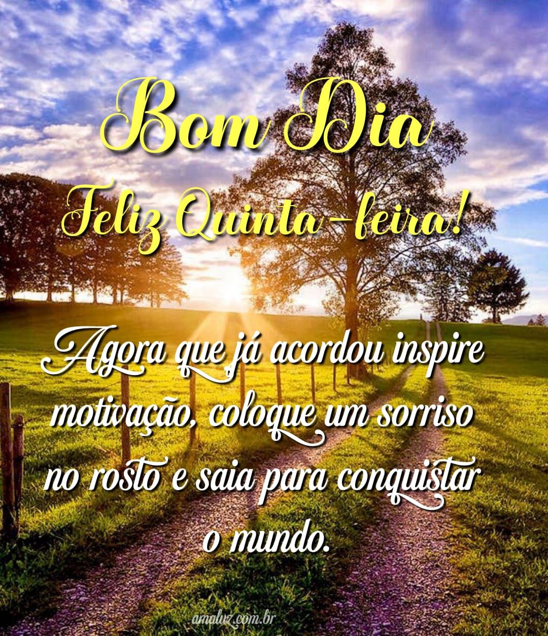 O sol raiou bom dia com otimismo