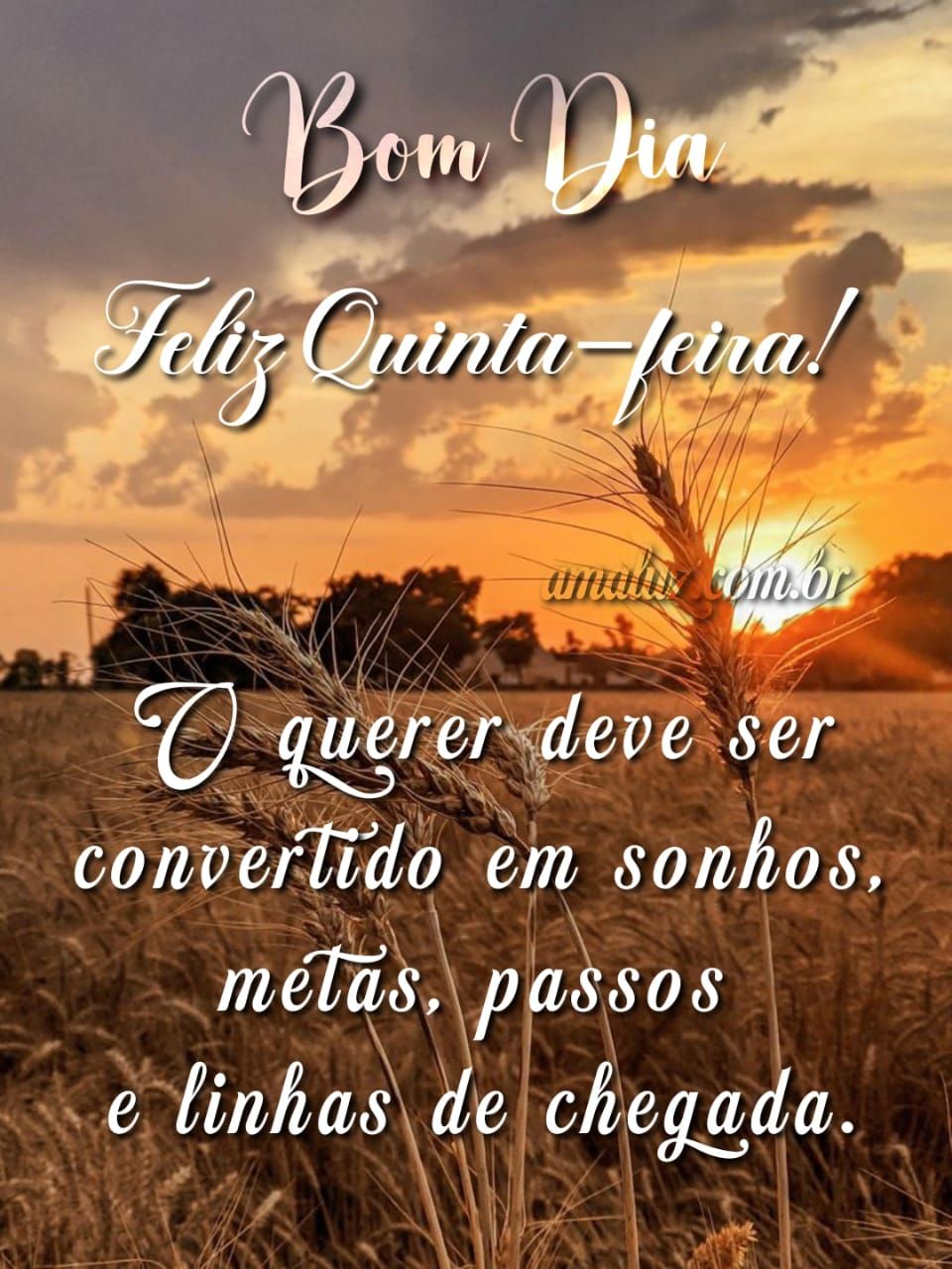 Que a presença de Deus esteja contigo nesta quinta feira