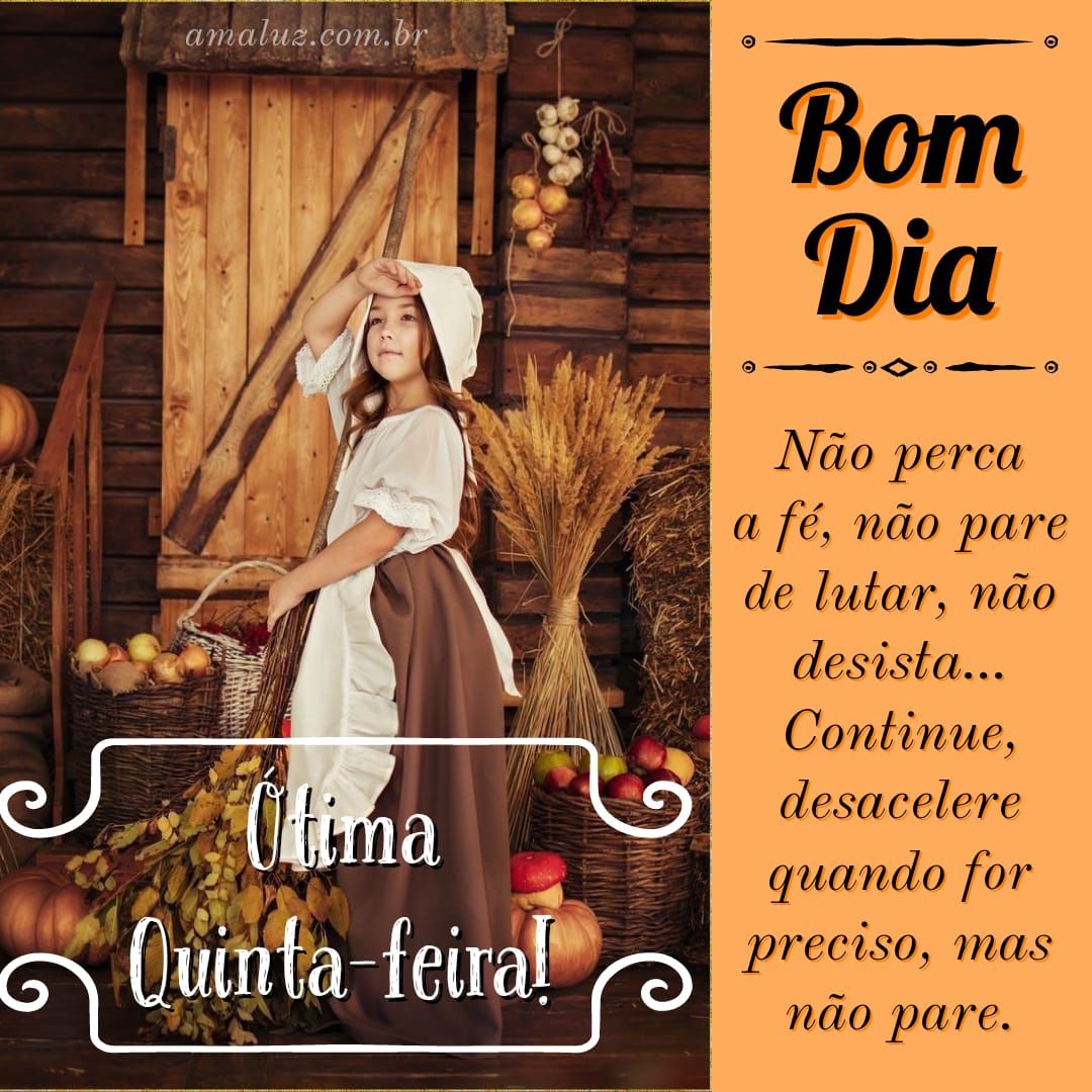 ótima quinta feira com motivação