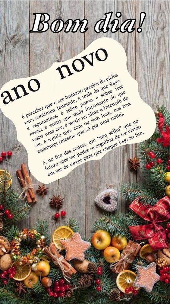 Ano novo bom dia