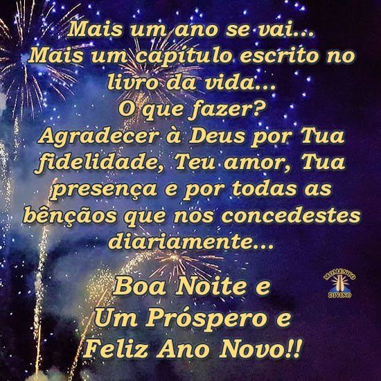 Boa noite de ano novo