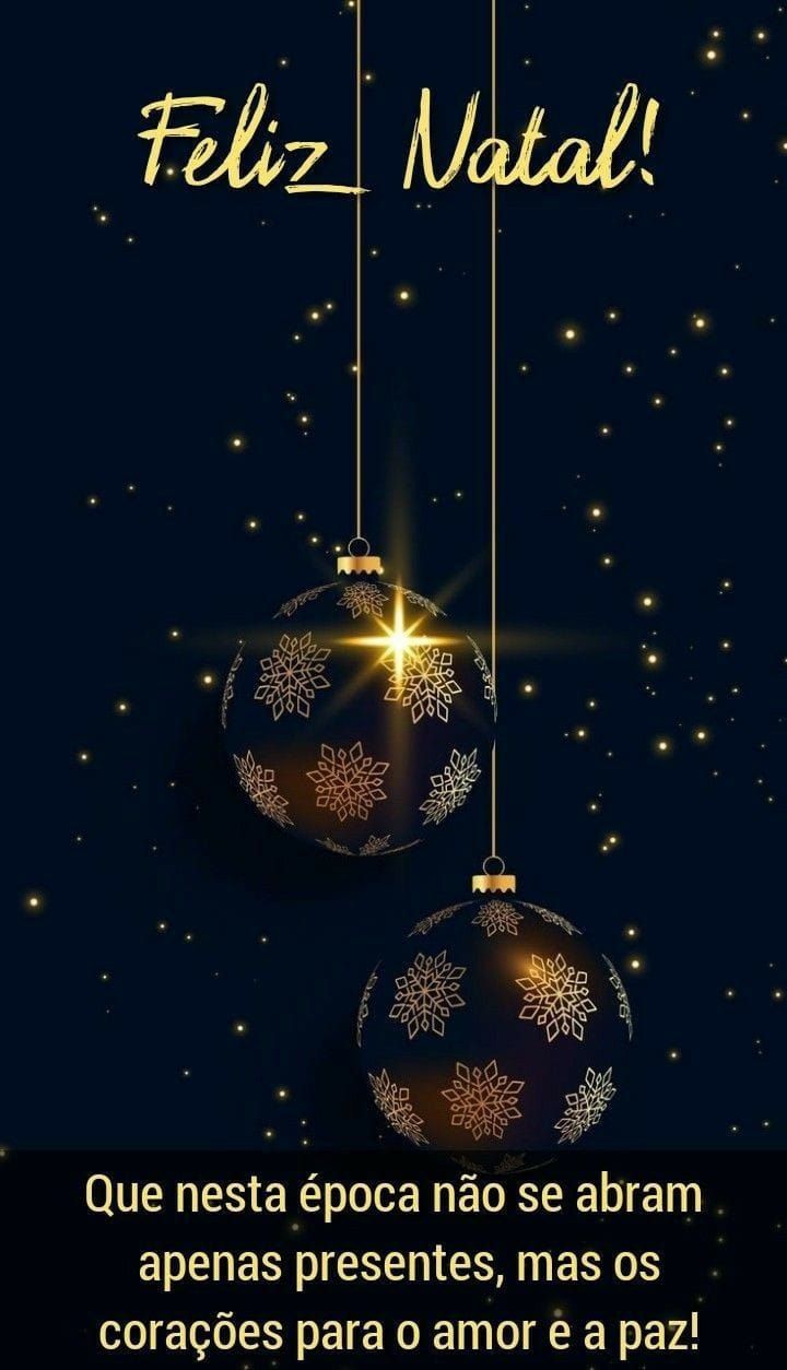 Boa noite feliz natal lindo