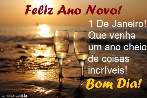 Boas vindas ano novo