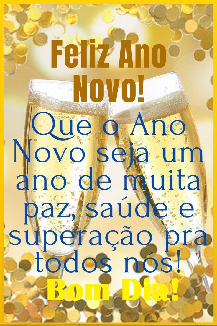 Bom dia de ano novo