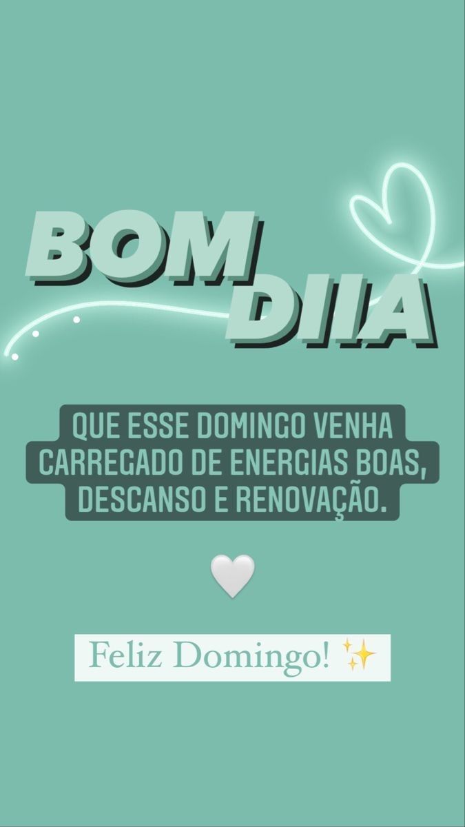 Bom dia feliz domingo com motivação