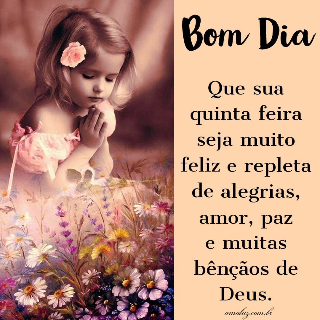 Bom dia quinta feira mensagens de carinho