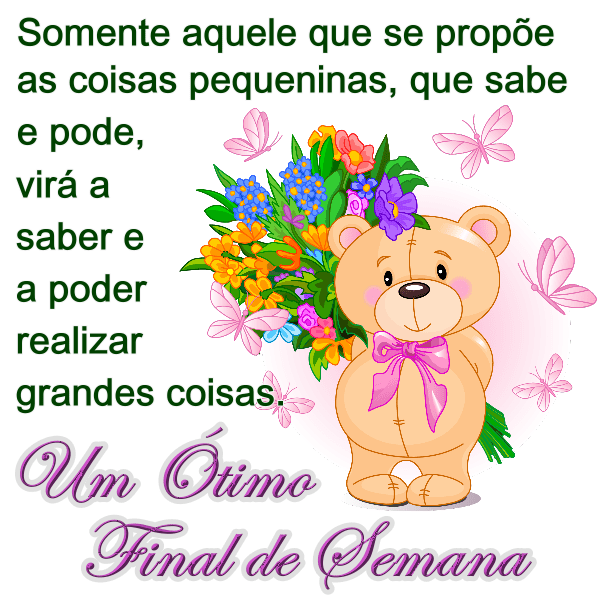 Desejo um final de semana feliz e abençoado