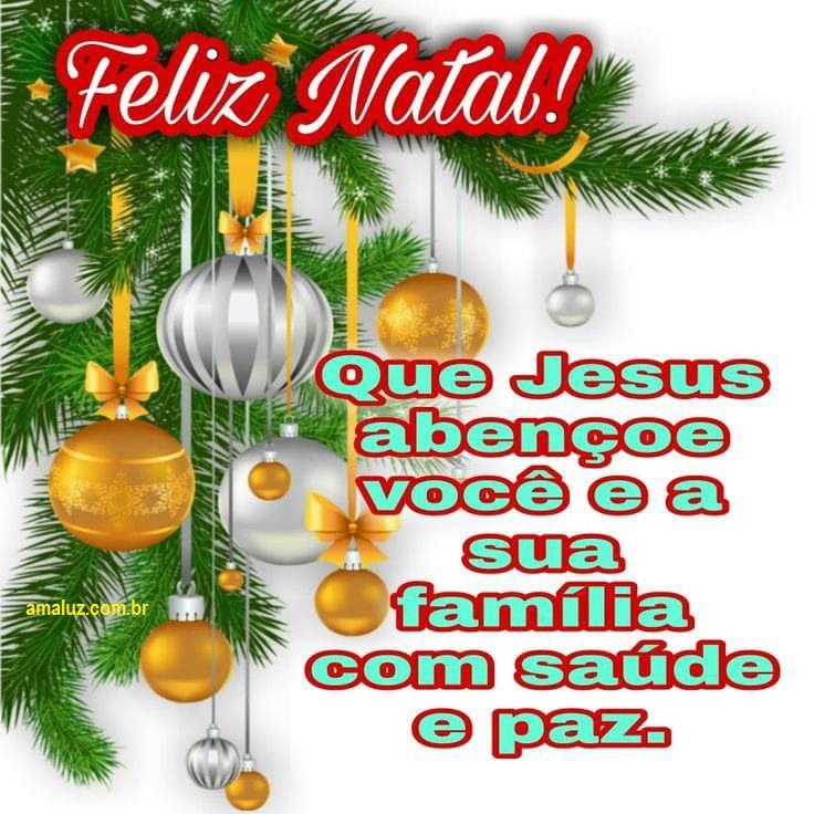Feliz natal que Deus abençoe a você