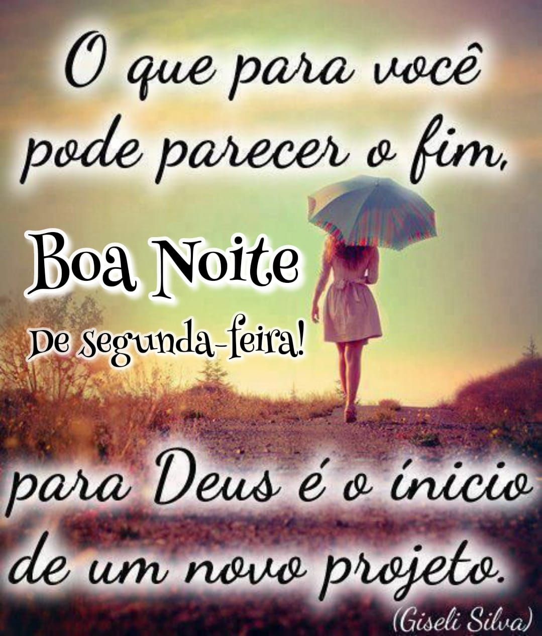 Imagens de boa noite de segunda feira