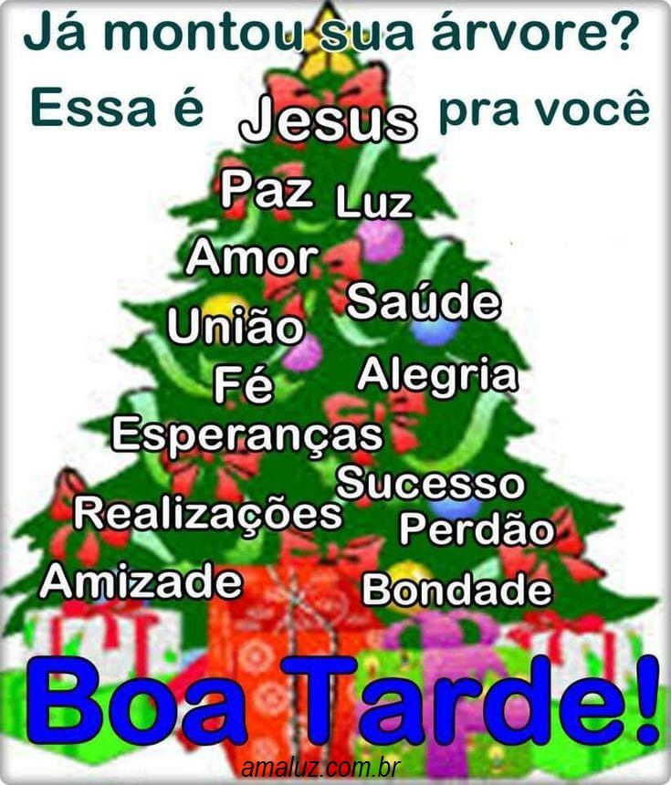 Já montou sua árvore, essa é para você feliz natal boa tarde