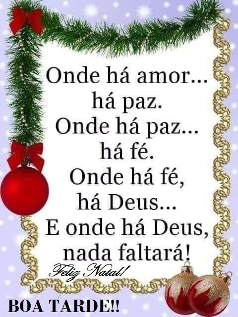 Linda tarde de natal