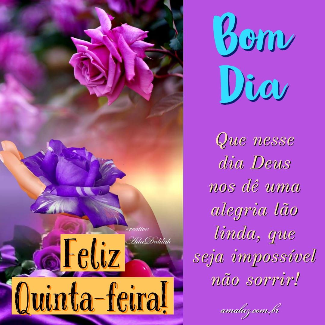 Mensagens lindas e feliz quinta feira