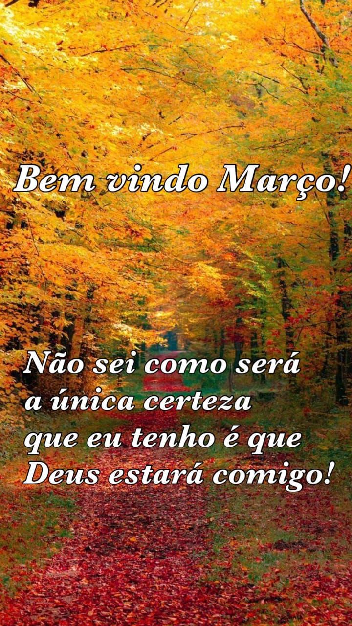 Seja mais que bem vindo mês maravilhoso de março
