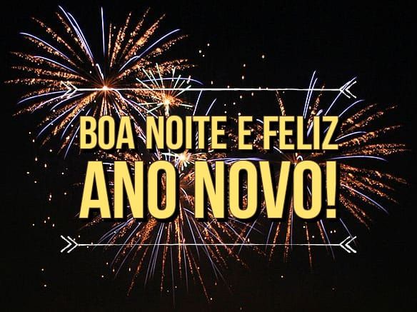 Te desejo um boa noite e feliz ano novo