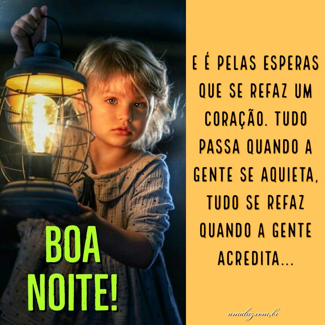 Tenha uma linda noite com Deus