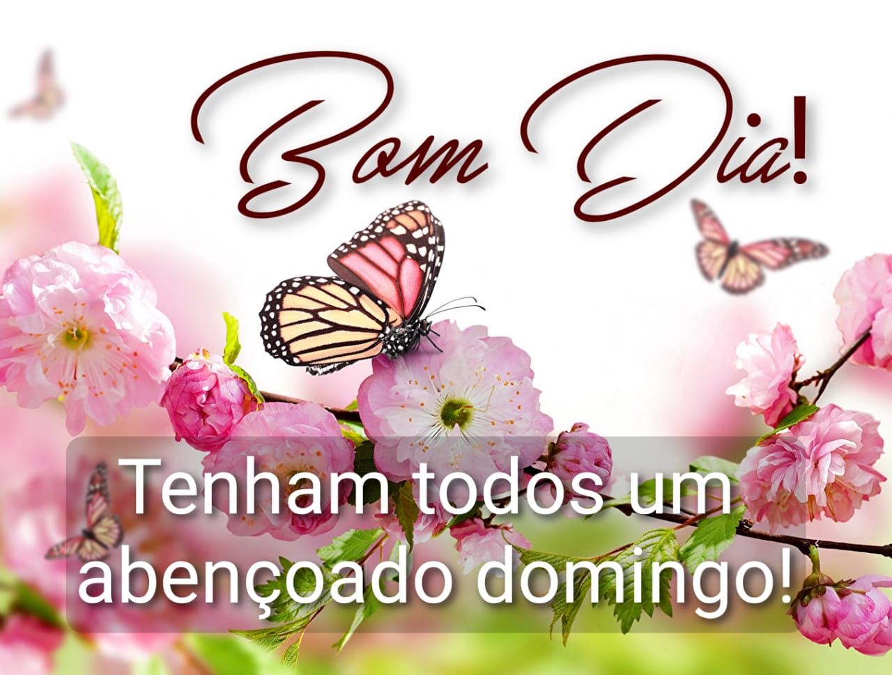 Tenham todos um abençoado domingo