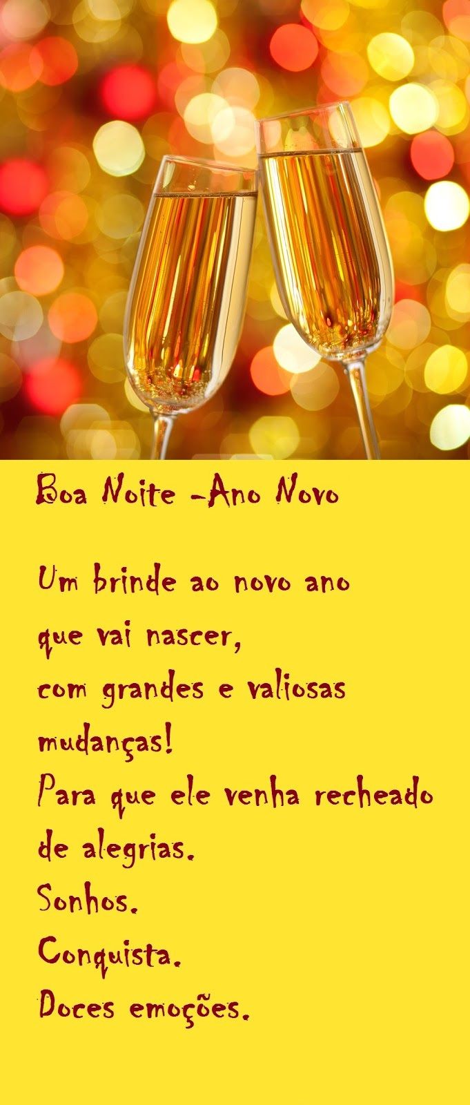 Um brinde ano novo