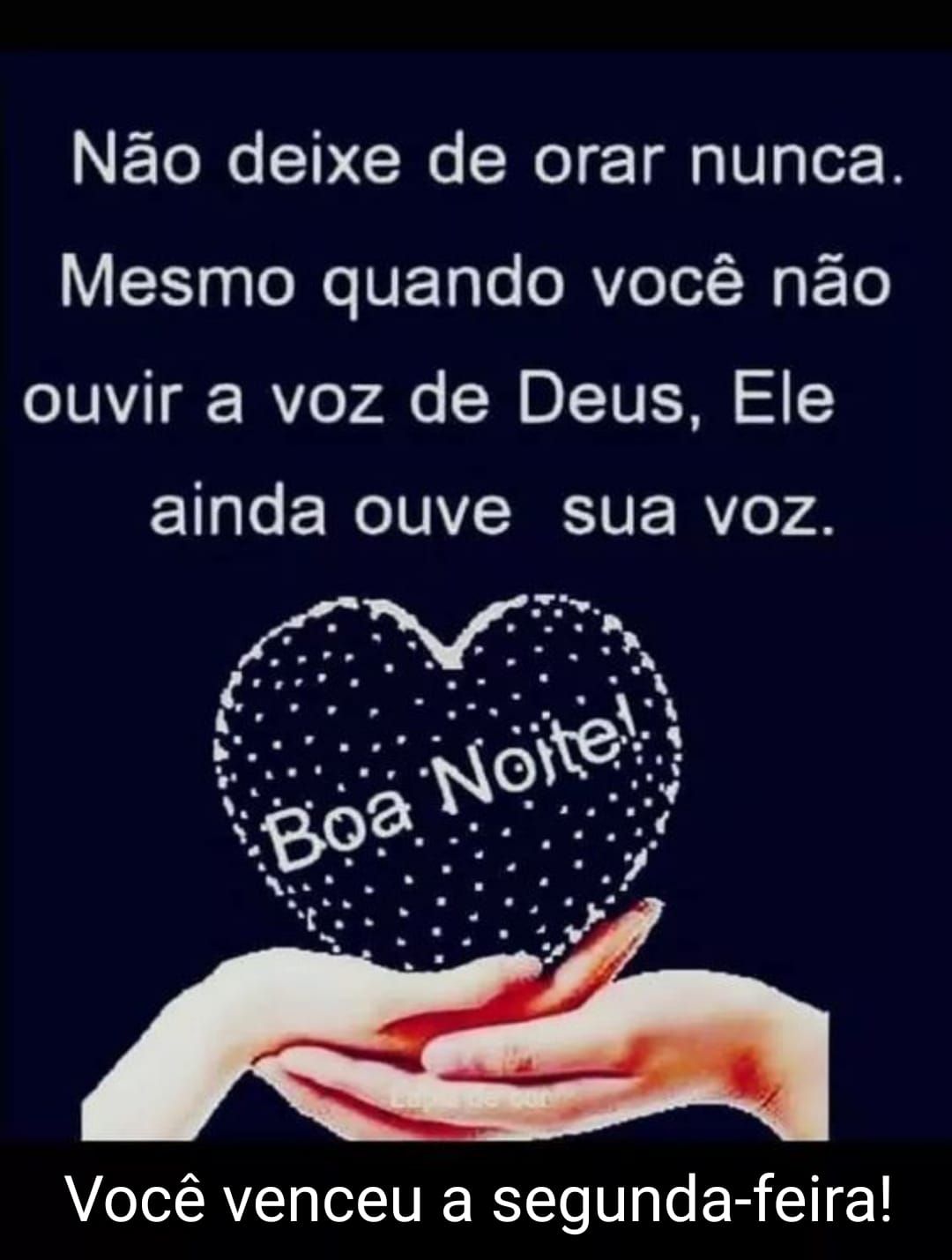 Você venceu a segunda feira