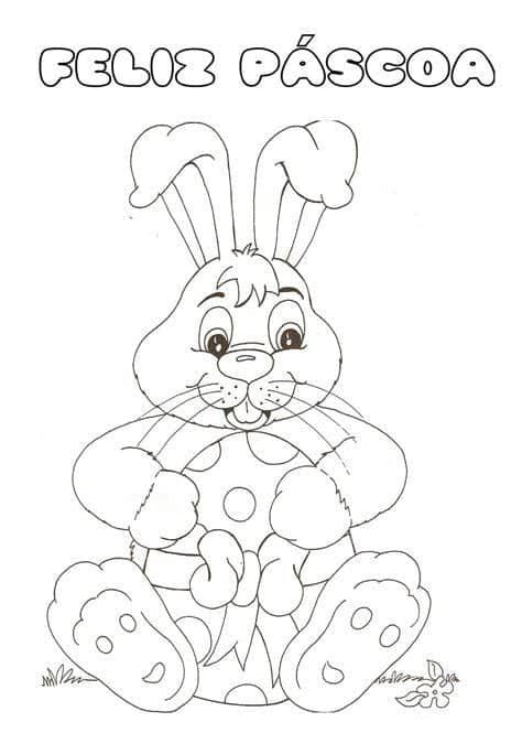 Desenhos de páscoa para colorir