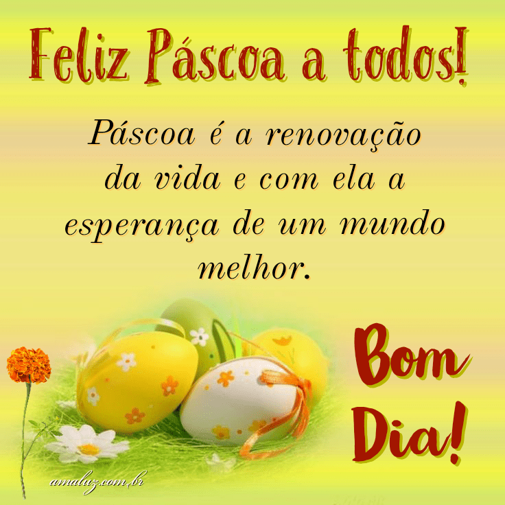 Frases de esperança e feliz páscoa