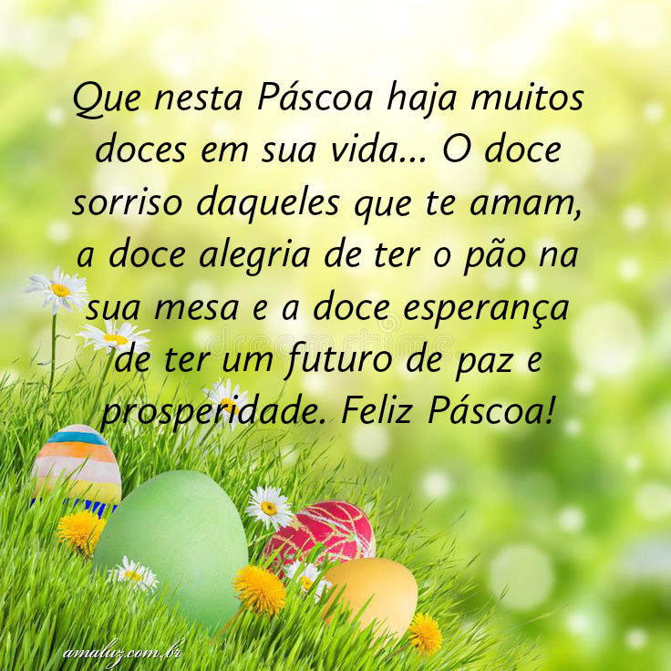 Mensagens de esperança para dia de páscoa