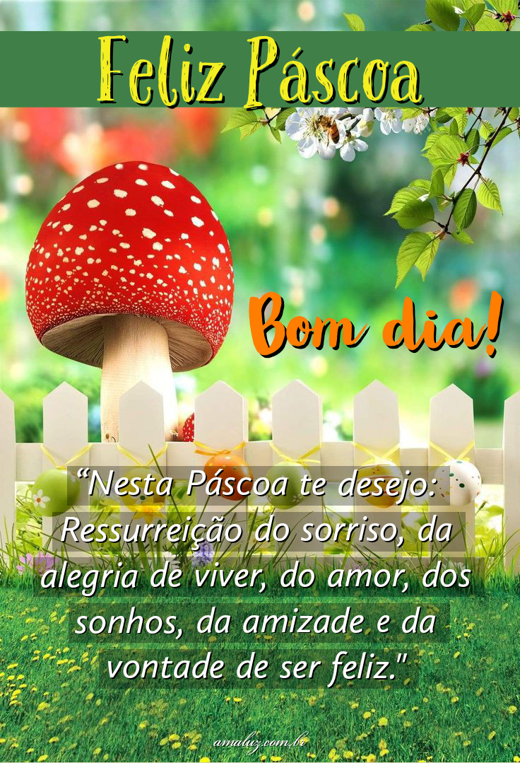 Mensagens de feliz páscoa bom dia