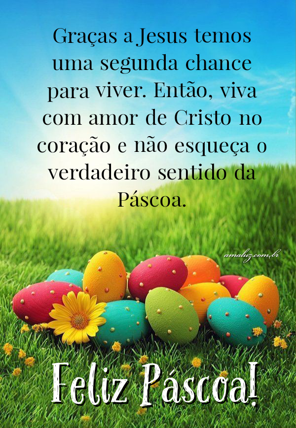 Mensagens de páscoa evangélicas