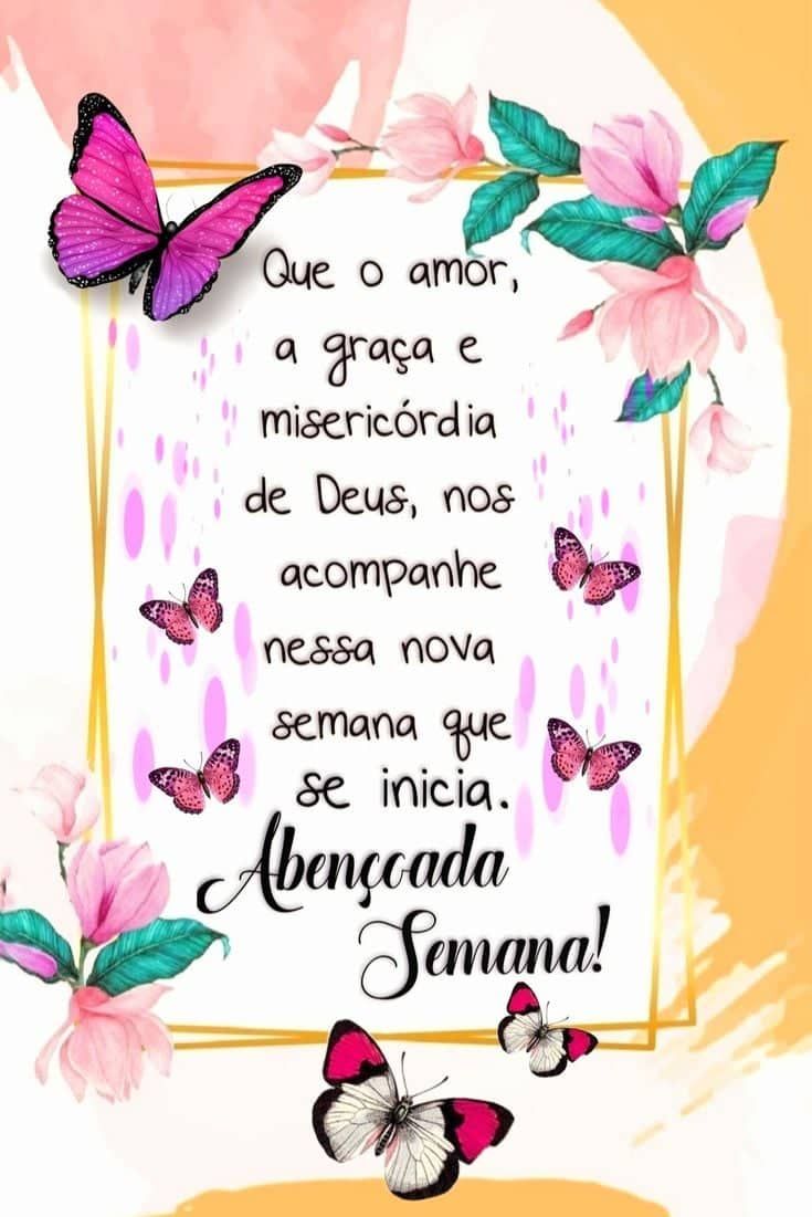 Abençoada semana mensagens para semana