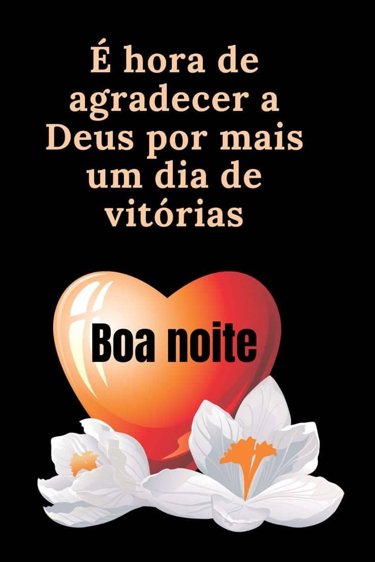 Boa noite com agradecimento