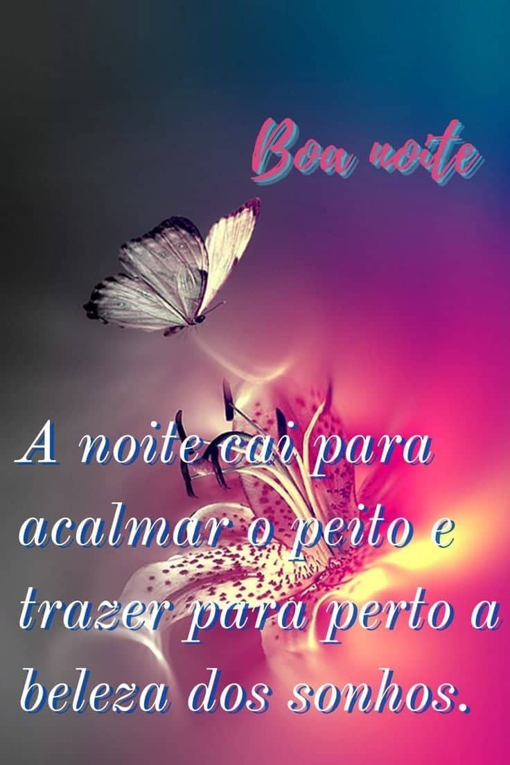 Boa noite mensagens doces e calmas