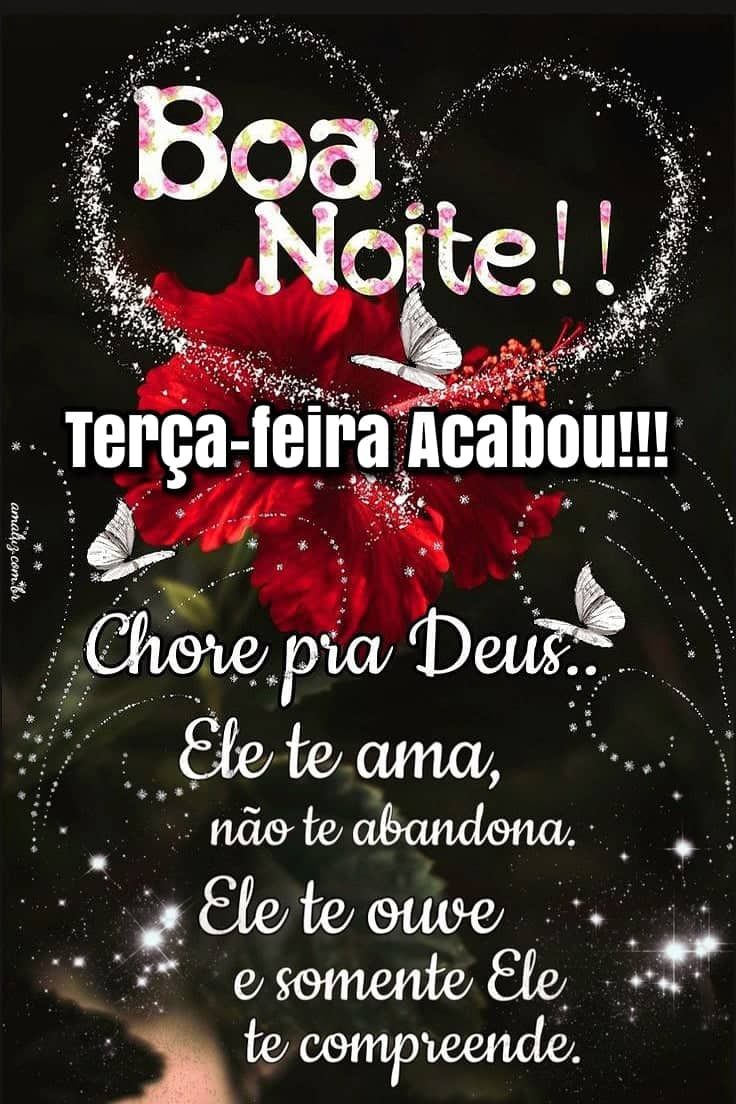 Boa noite terça feira acabou