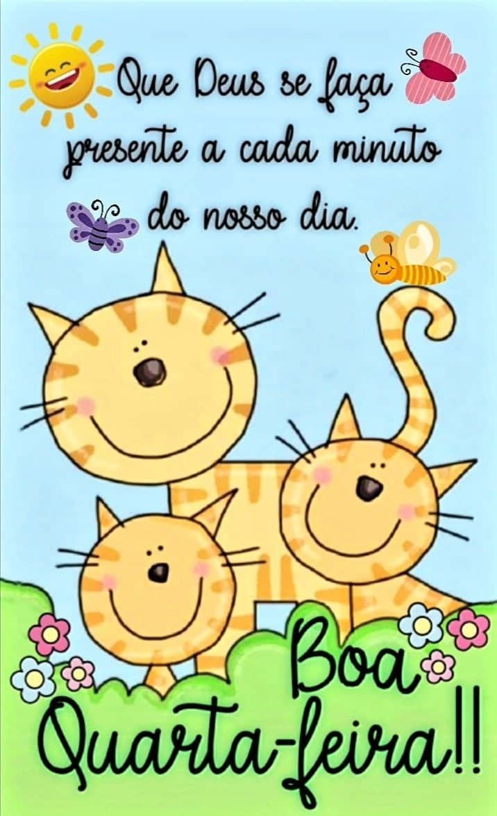 Boa quarta feira bom dia