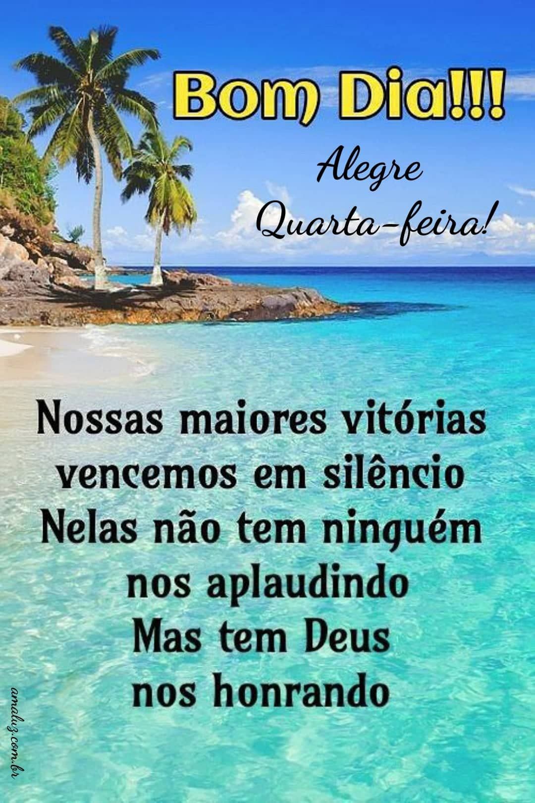 Bom dia alegre quarta feira